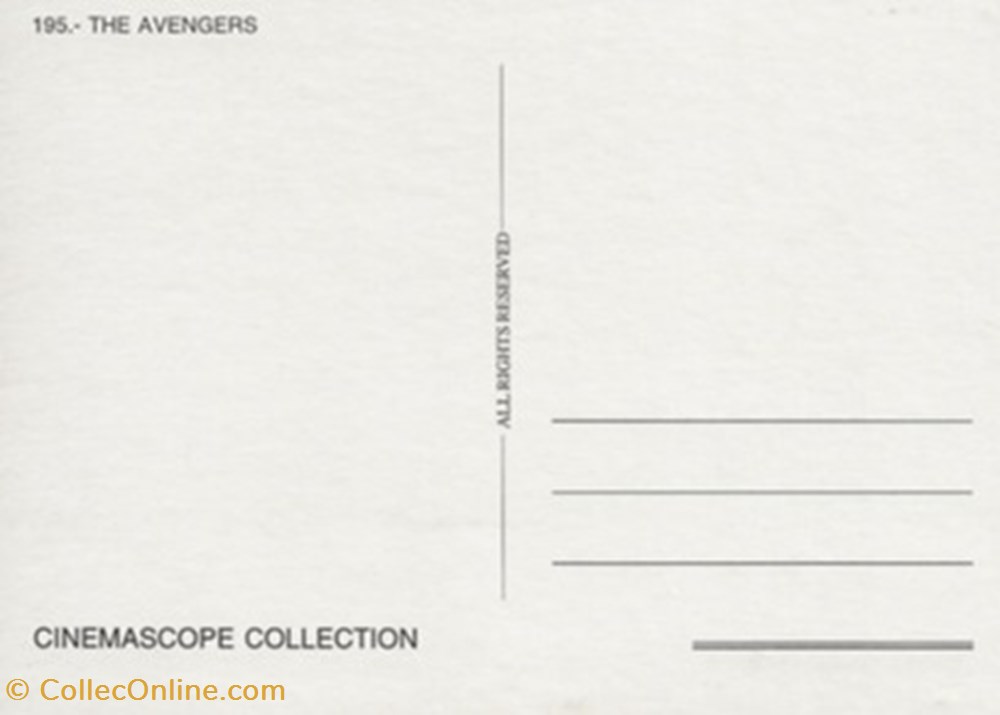 The avengers cartes postales autres the avengers