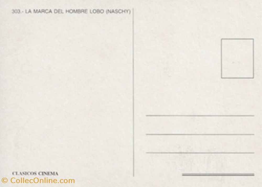 La marca del hombre lobo cartes postales autres la marca del hombre lobo