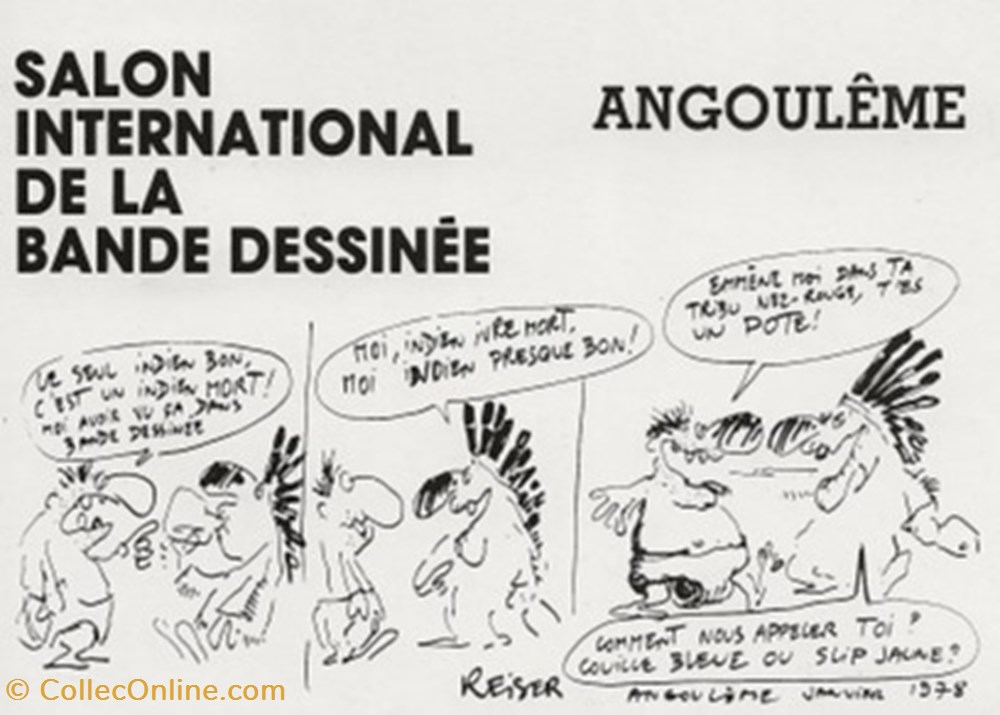 Angoulême (16) 1978 cartes postales bande dessinee angouleme 16 1978
