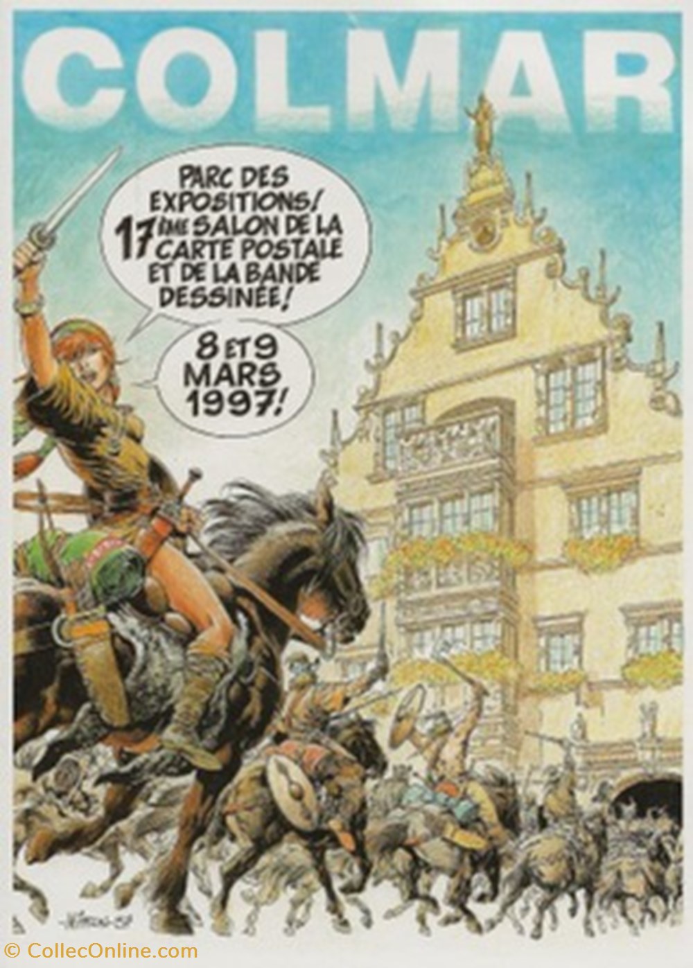 Colmar (68) 1997 cartes postales bande dessinee colmar 68 1997