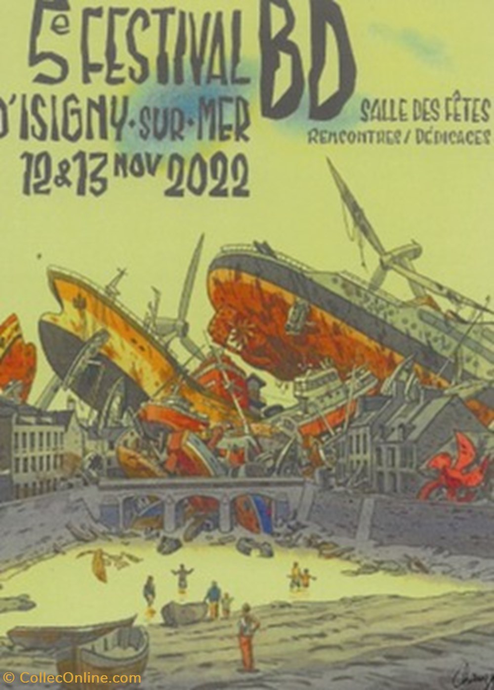Isigny sur Mer (14) 2022 5ème festival BD cartes postales bande dessinee isigny sur mer 14 2022 5eme festival bd
