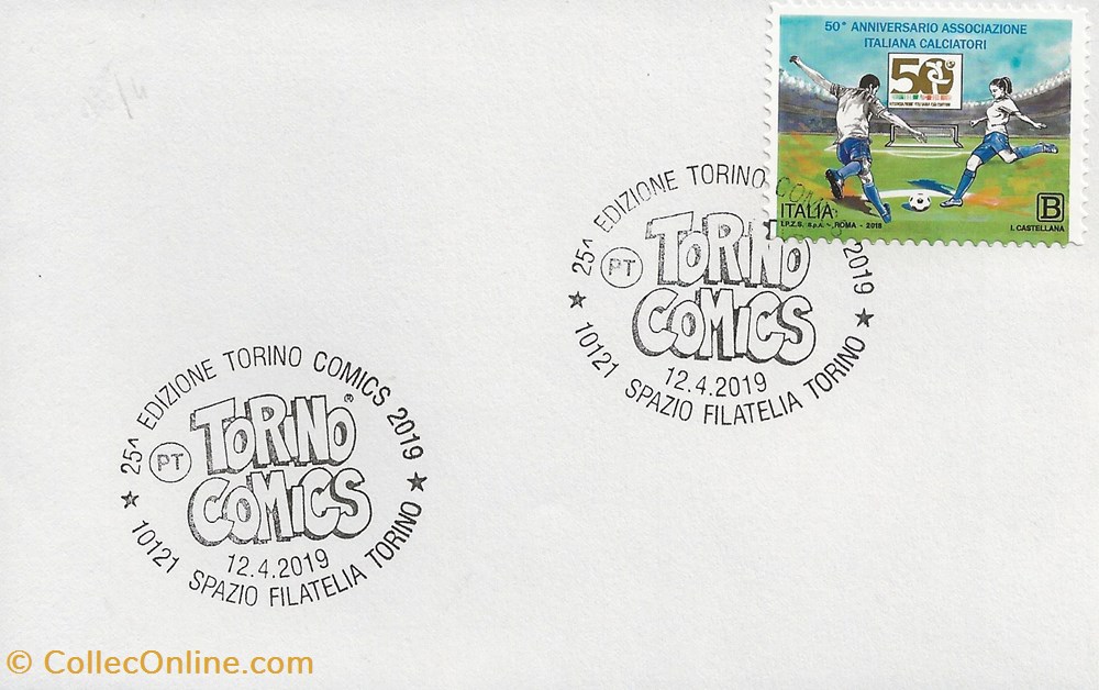 timbres torino italie 2019 25 edizione torino comics