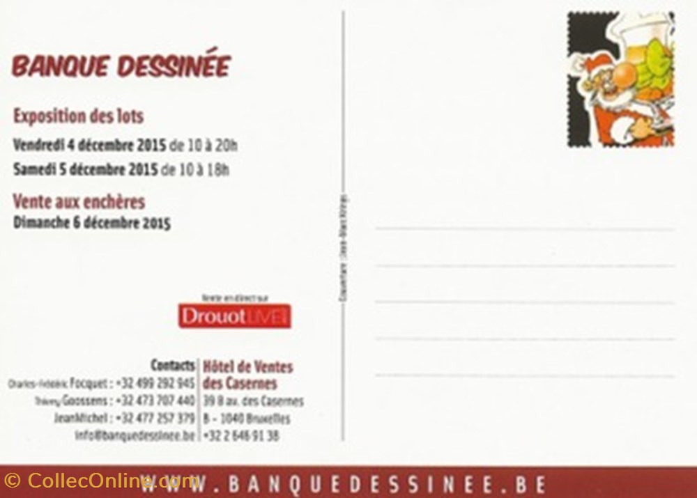 Banque Dessinée 43 151206 cartes postales bande banque dessinee 43 151206