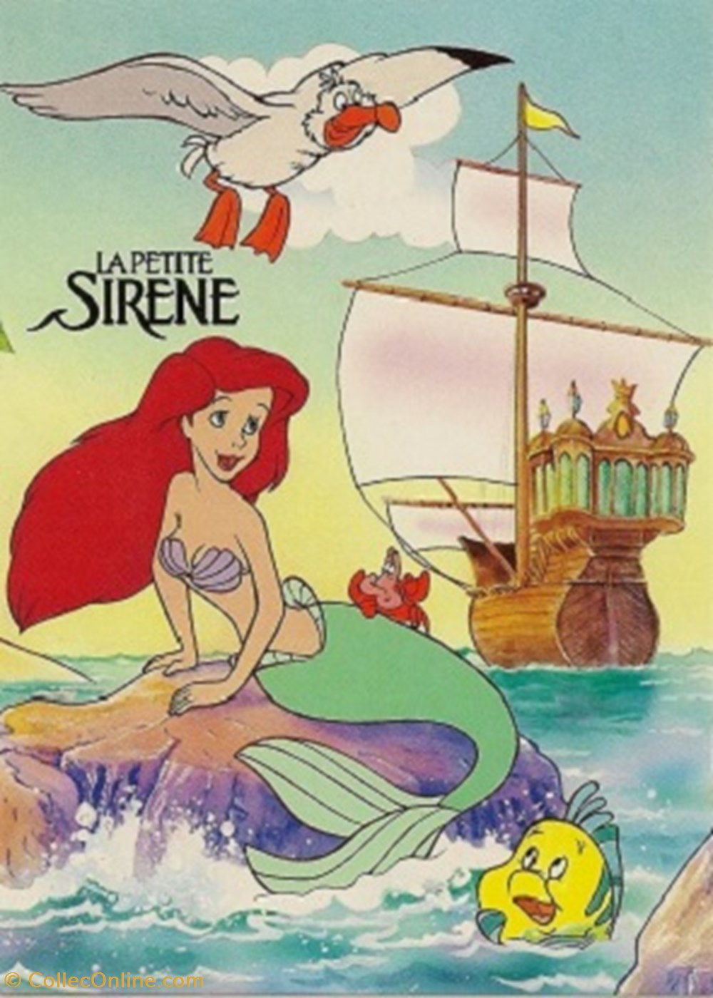 cartes postales autres la petite sirene