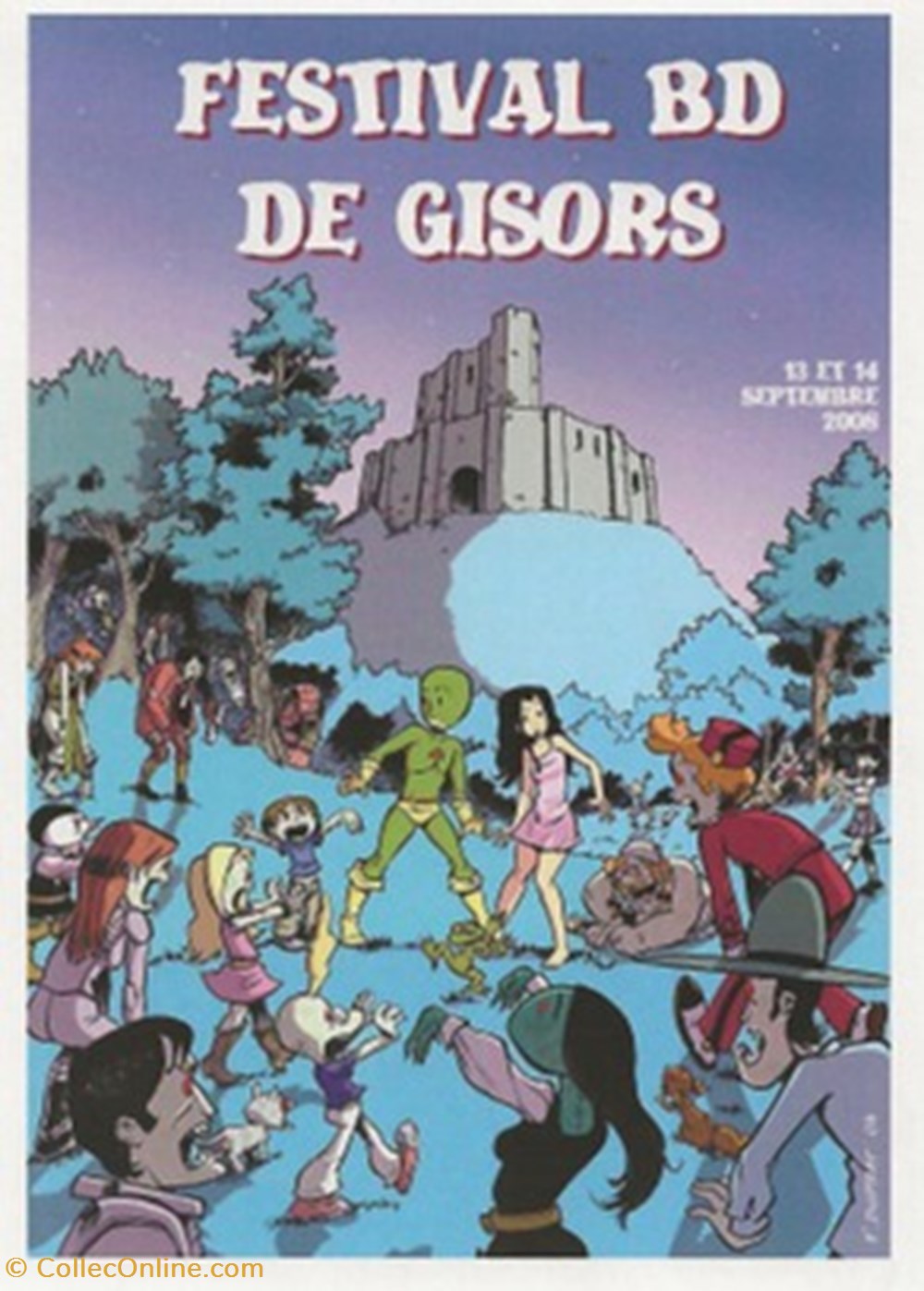 Gisors (27) 2008 cartes postales bande dessinee gisors 27 2008