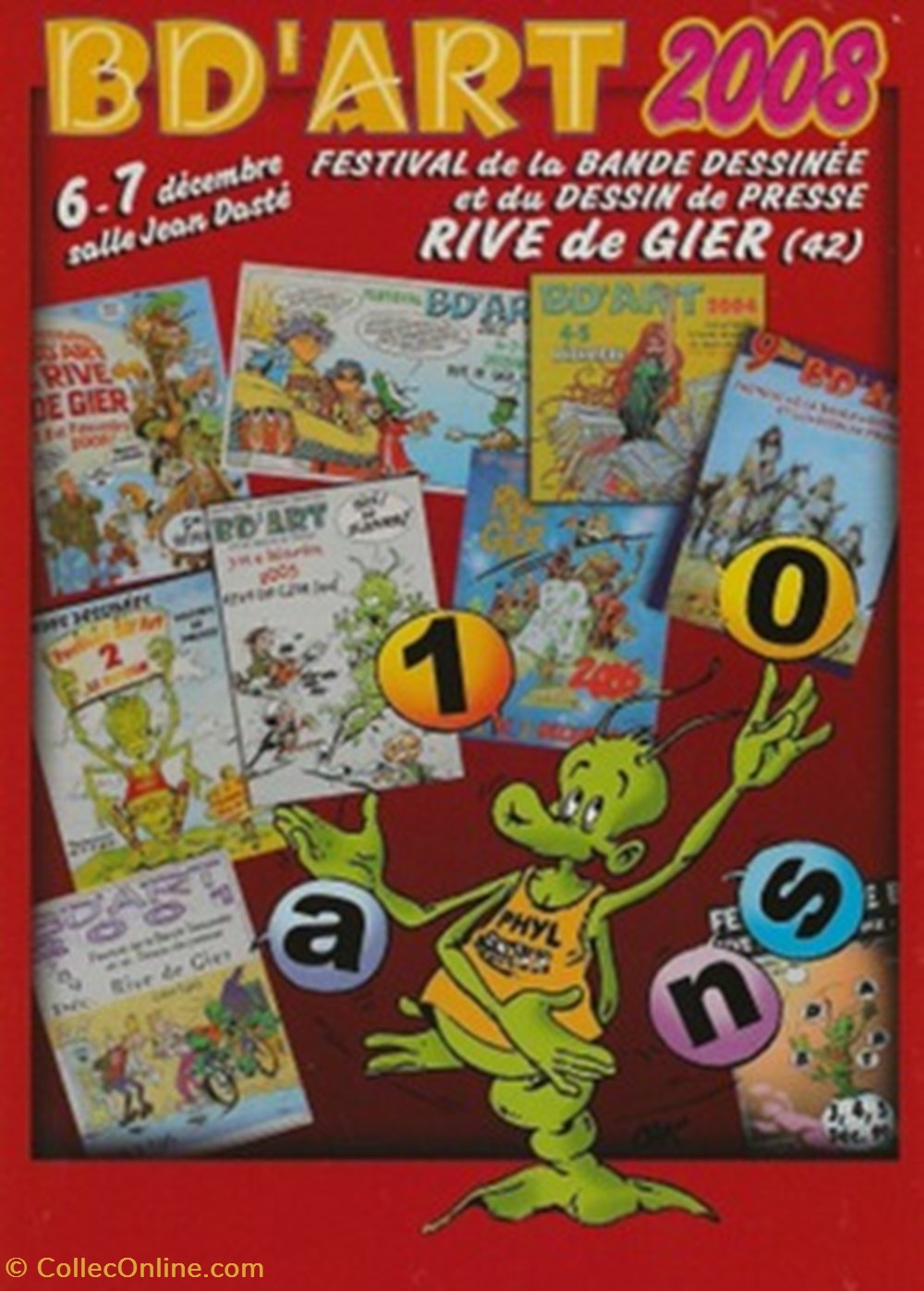 Rive de Gier (42) 2008 cartes postales bande dessinee rive de gier 42 2008