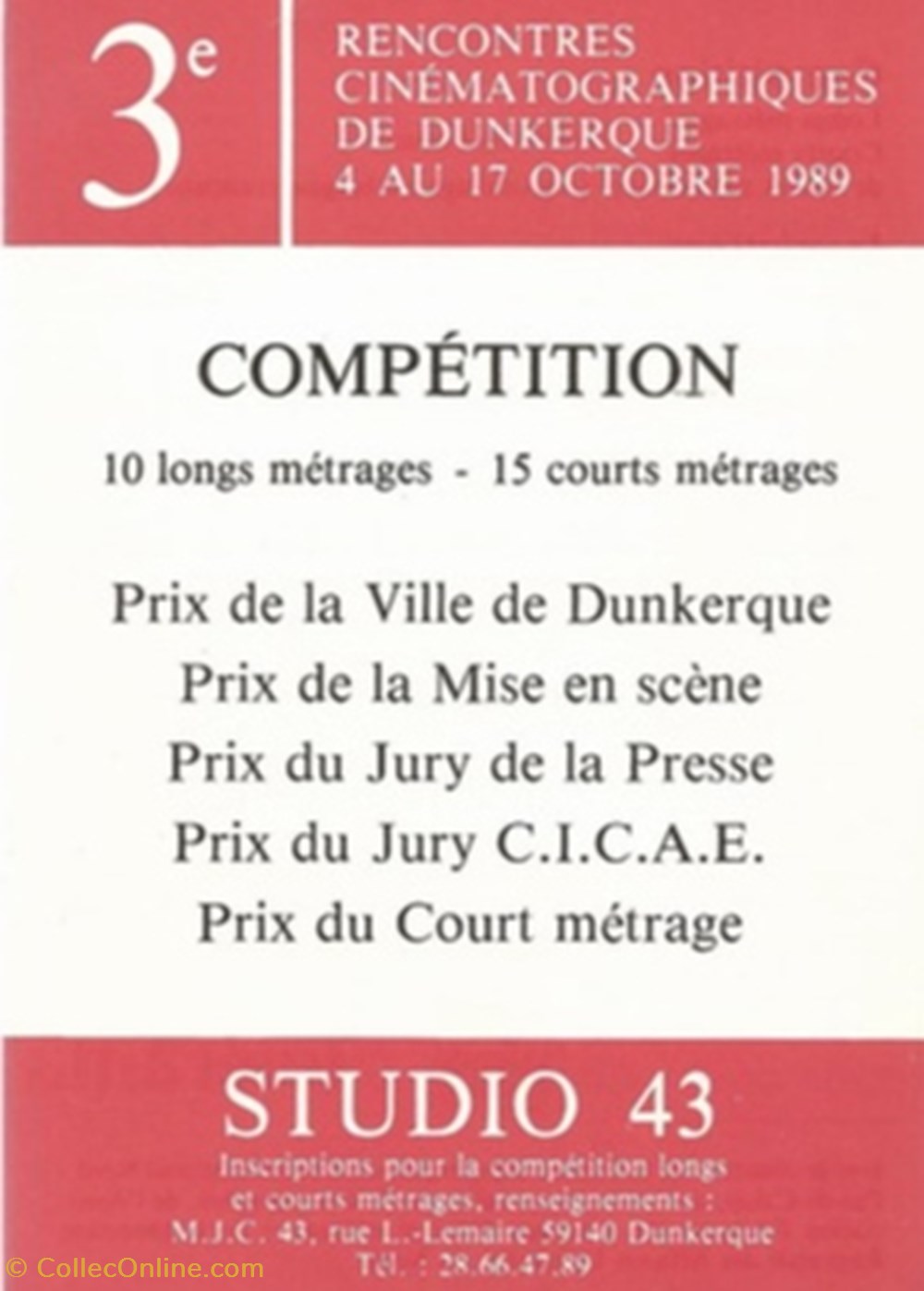 cartes postales autres dunkerque rencontres cinematographiques 1989