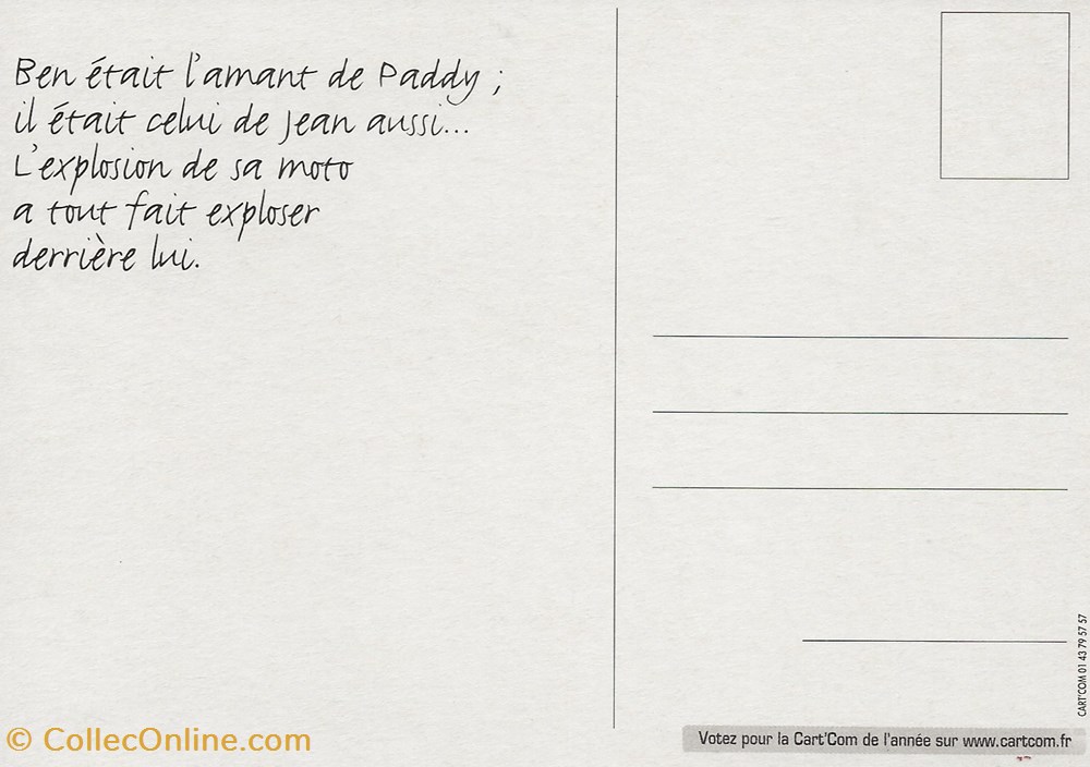 cartes postales autres paddy un grand amour