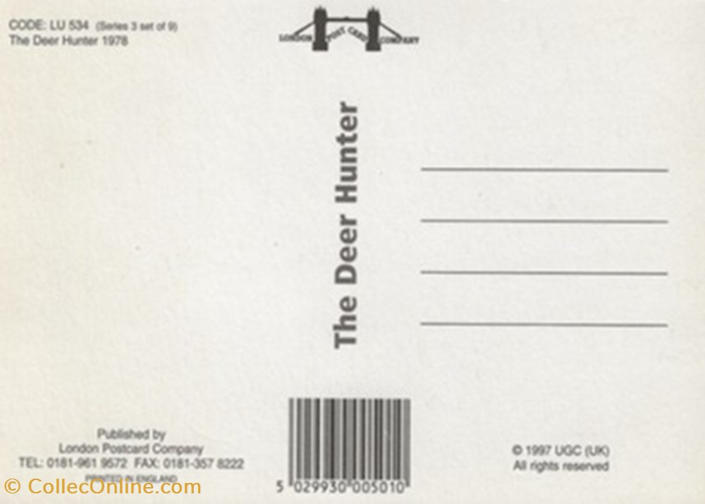 The deer hunter cartes postales autres the deer hunter