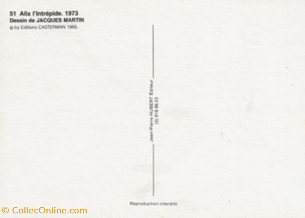 cartes postales bande dessinee alix