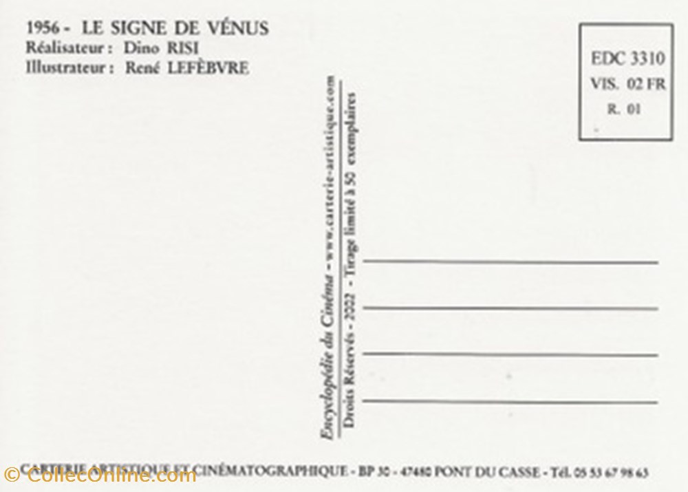 Le signe de vénus cartes postales autres le signe de venus