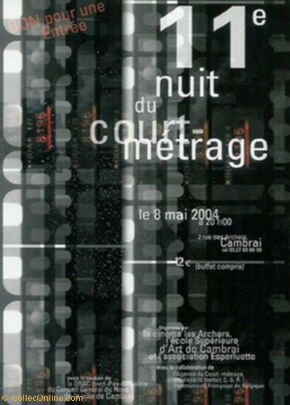 Cambrai La nuit du court métrage 2004 cartes postales autres cambrai la nuit du court metrage 2004