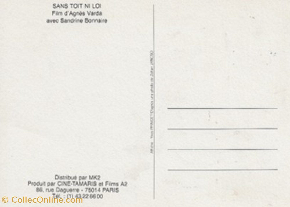 cartes postales autres sans toit ni loi