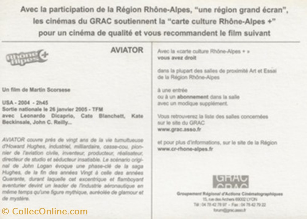 cartes postales autres aviator