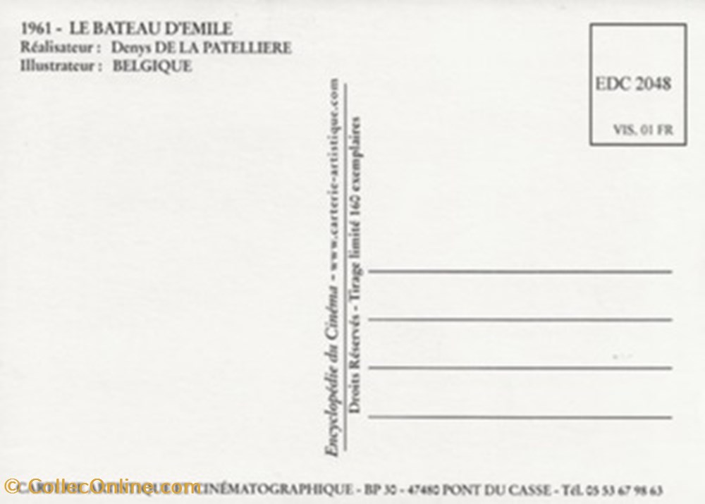 Le bateau d'Emile cartes postales autres le bateau emile