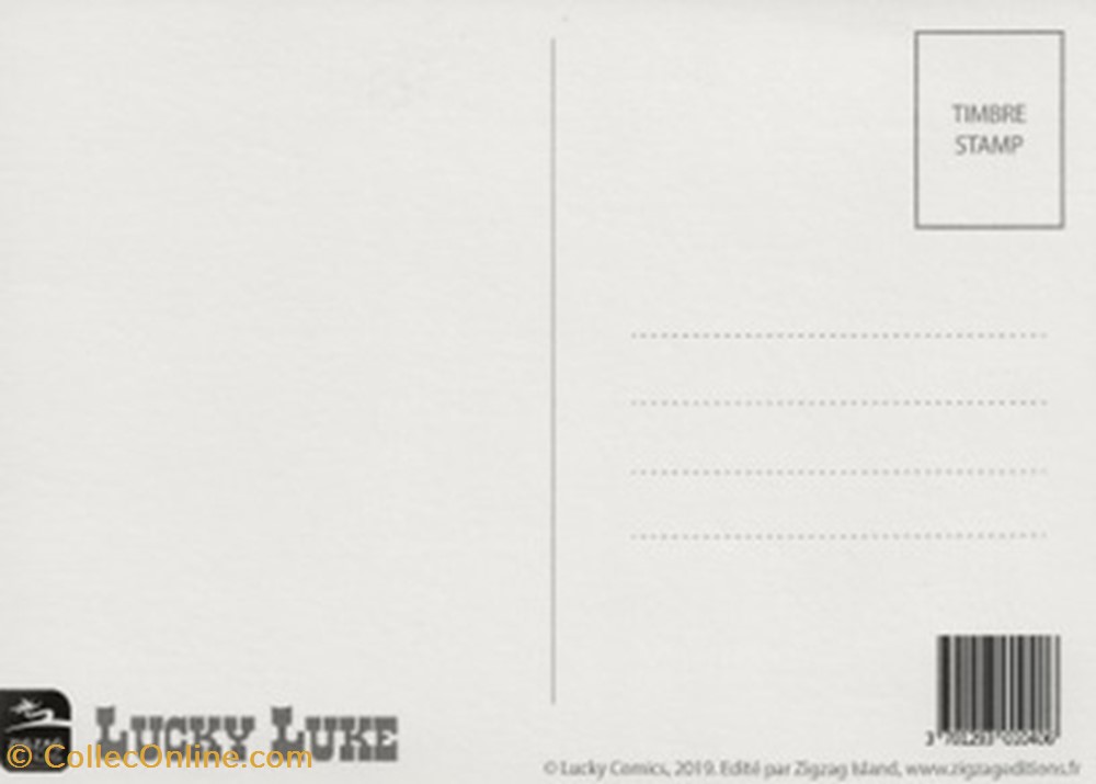 Lucky Luke cartes postales bande dessinee lucky luke