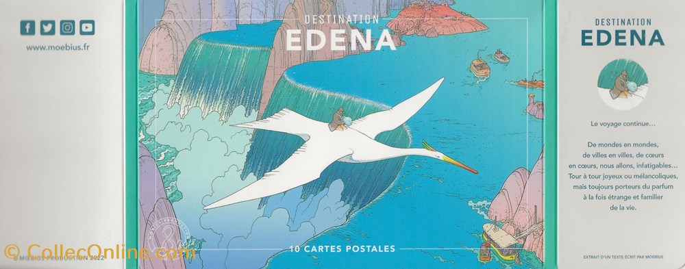 Moebius 3 cartes postales bande dessinee moebius