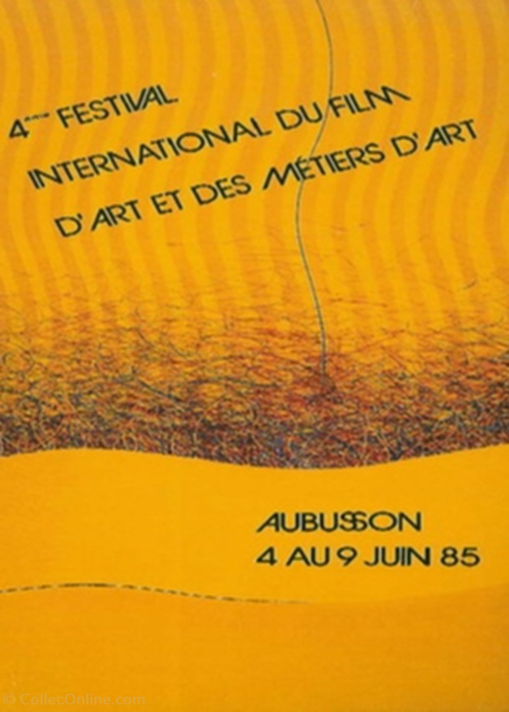 cartes postales autres aubusson festival international du film des metiers art 1985