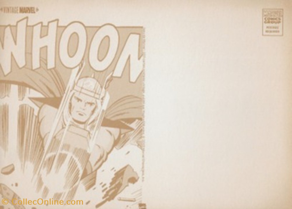 Marvel 2 cartes postales bande dessinee marvel