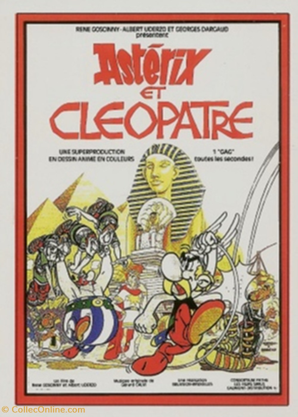 Astérix et Cléopâtre cartes postales autres asterix et cleopatre