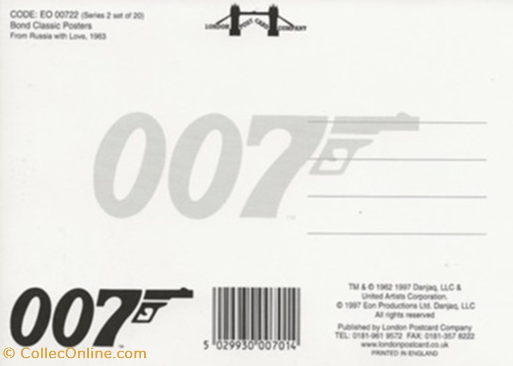 From Russia with love cartes postales autres from russia with love