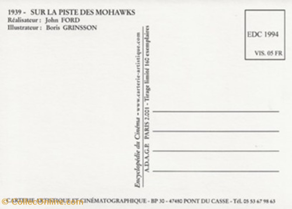 Sur la piste des Mohawks cartes postales autres sur la piste des mohawks