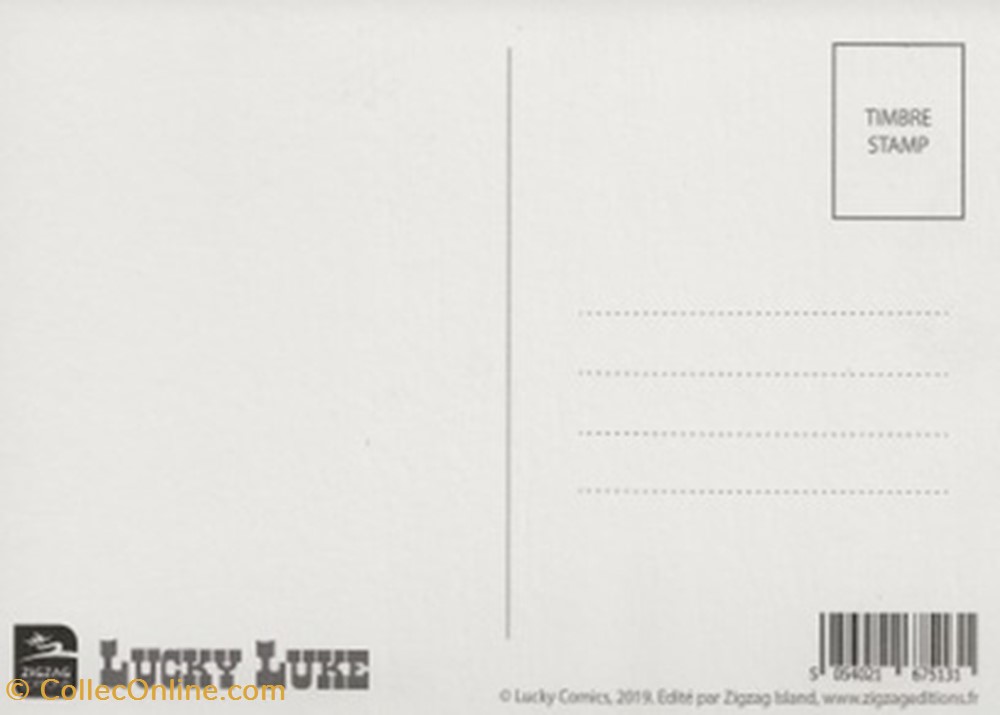 Lucky Luke cartes postales bande dessinee lucky luke