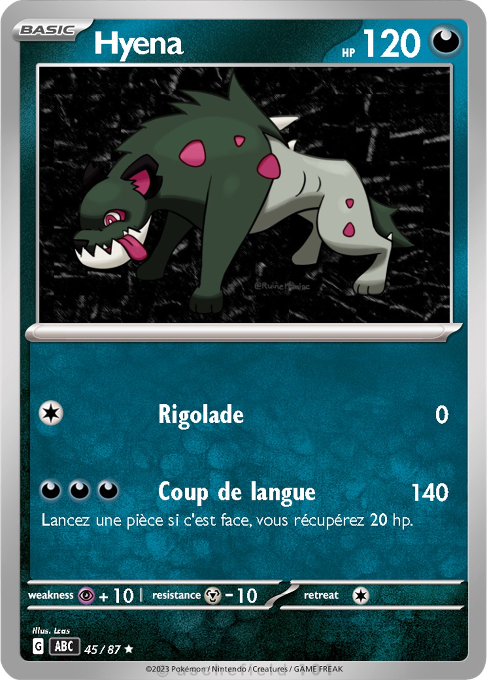 45 hyena jeux de societe jouets jeu carte collectionner 45 hyena