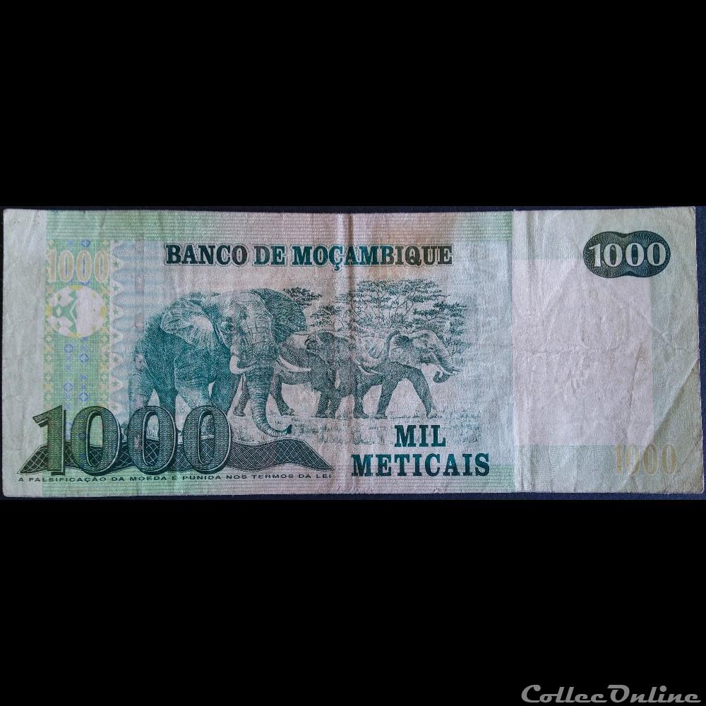 1000 Méticals 2006 billet afrique mozambique 1000 meticals 2006