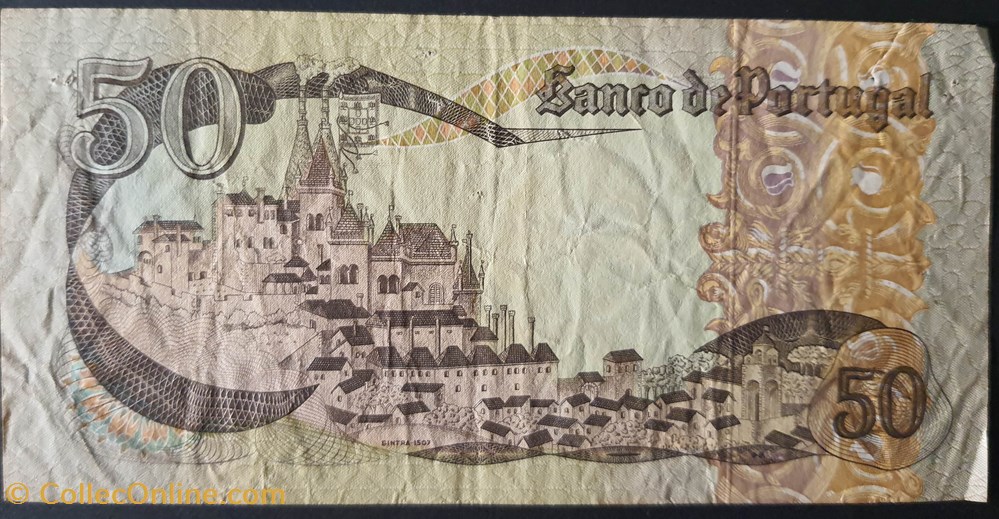 50 Escudos 01-02-1980 billets europe portugal 50 escudos 01 02 1980