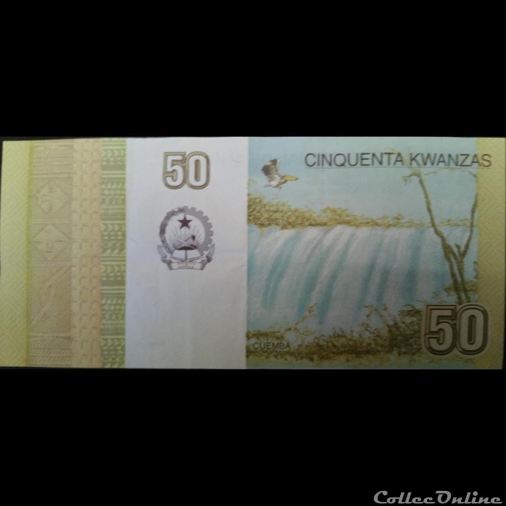 50 Kwanzas 2012 billet afrique angola 50 kwanzas 2012