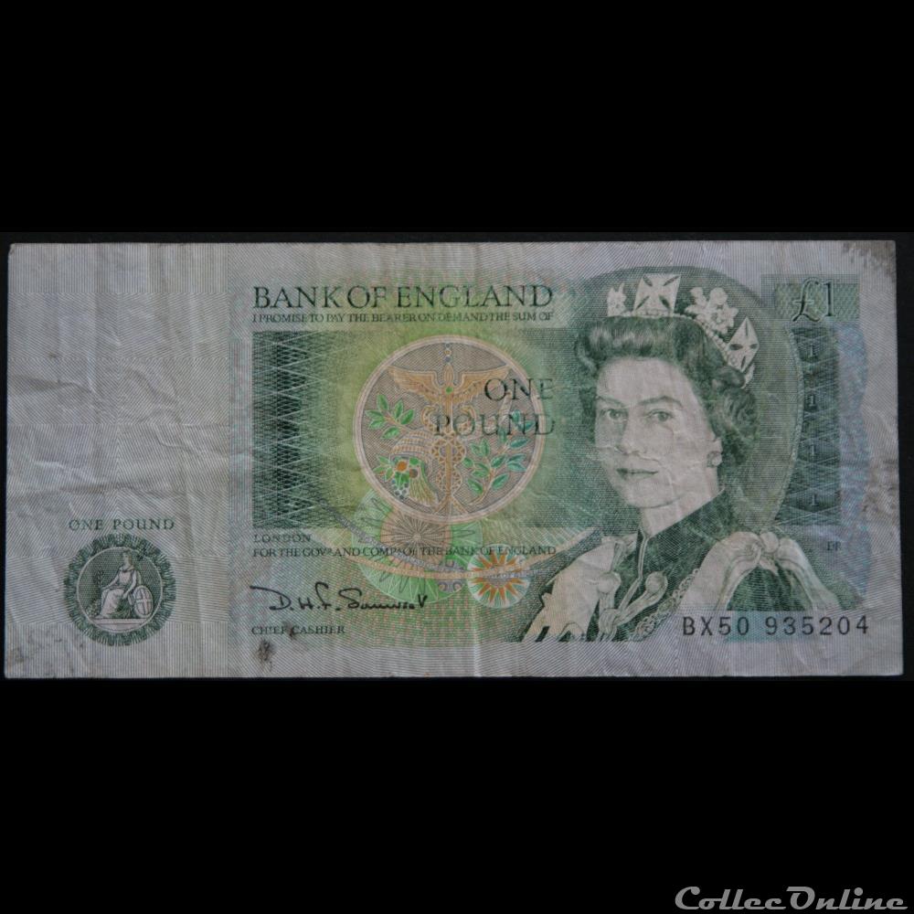One Pound billet royaume uni thailande one pound