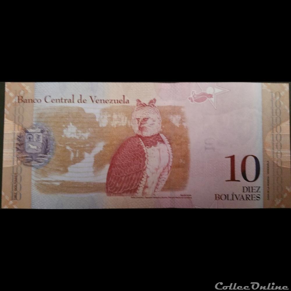 10 Bolivars 2007 billets amerique du sud venezuela 10 bolivars 2007