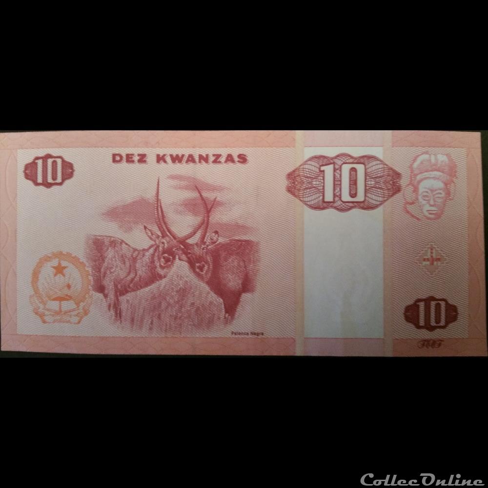 10 Kwanzas 2011 billet afrique angola 10 kwanzas 2011