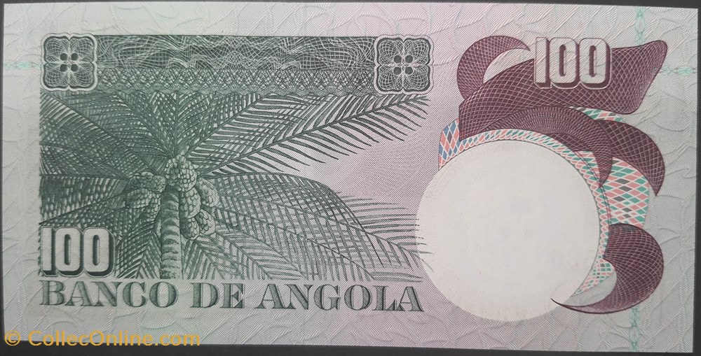 100 Escudos Angola billets afrique 100 escudos angola