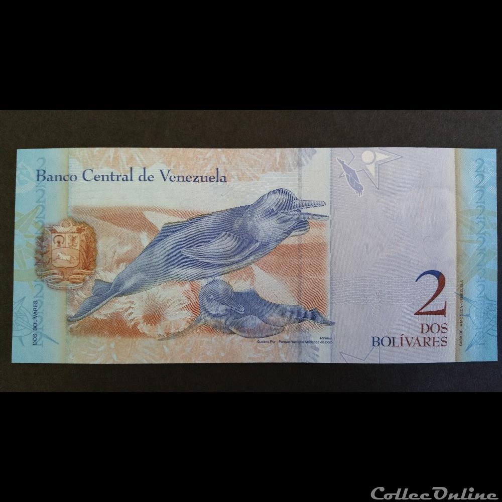 2 Bolivars 2008 billets amerique du sud venezuela 2 bolivars 2008
