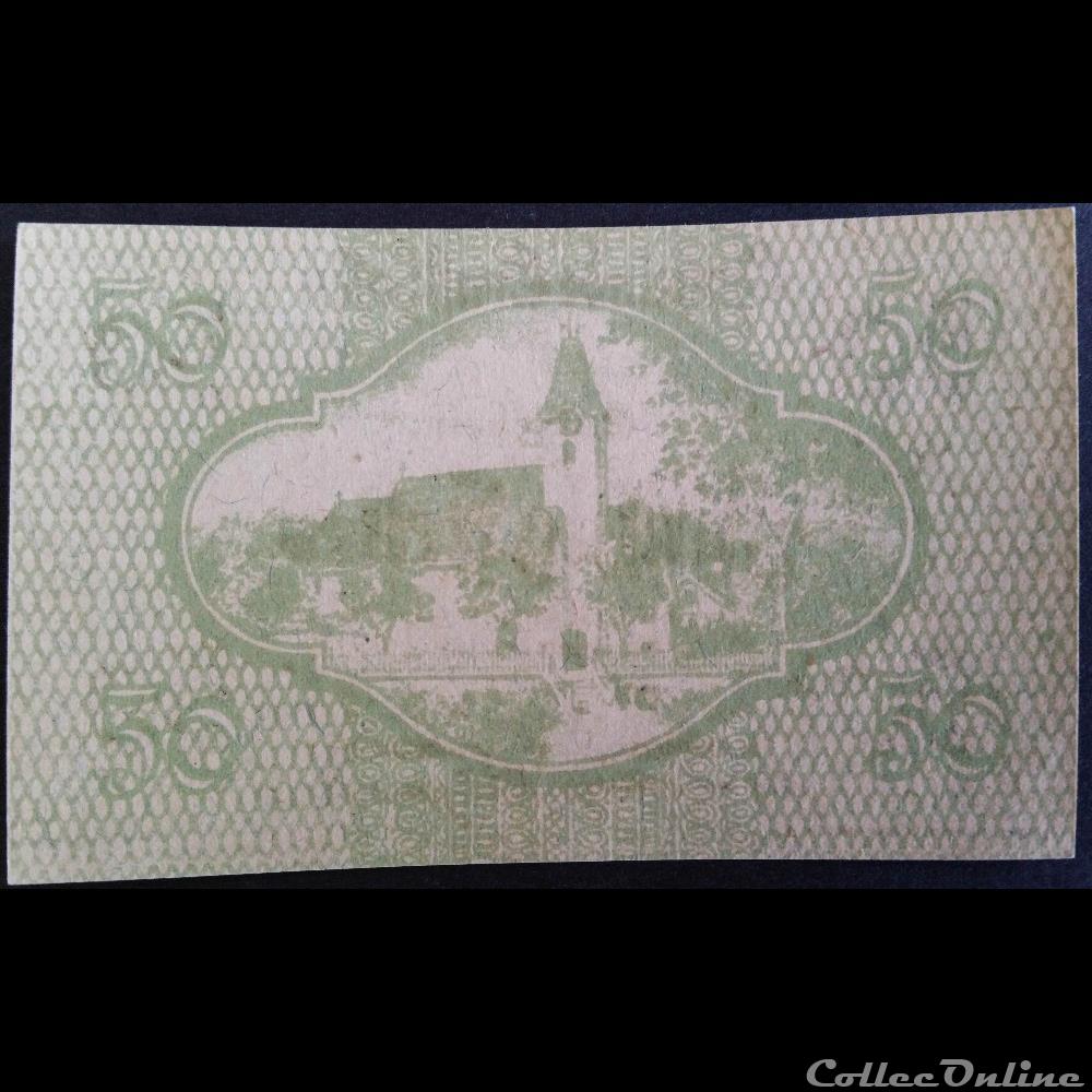 50 HELLER 31-DEC 1920 billet europe autriche 50 heller 31 dec 1920