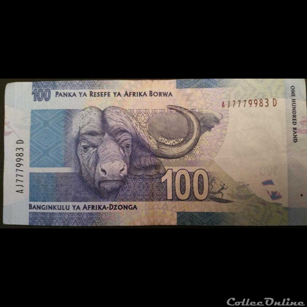 100 Rand ÉMISSIONS DE 2012 billet afrique du sud 100 rand emissions de 2012