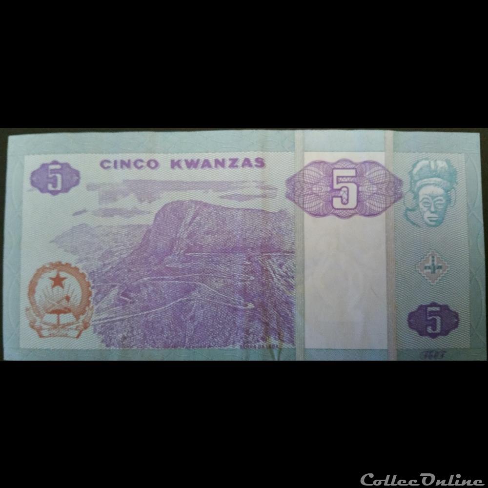 5 Kwanzas 2011 billet afrique angola 5 kwanzas 2011