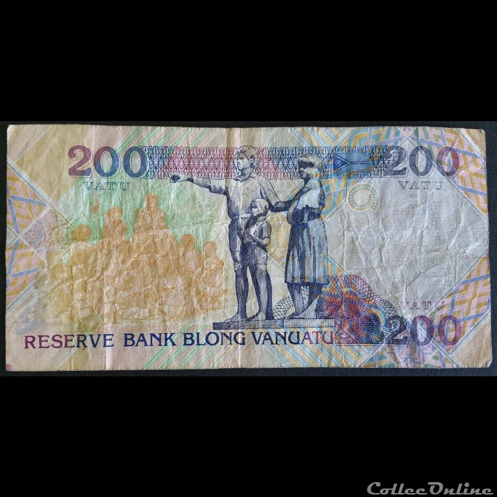 200 Vatu billets oceanie vanuatu 200 vatu