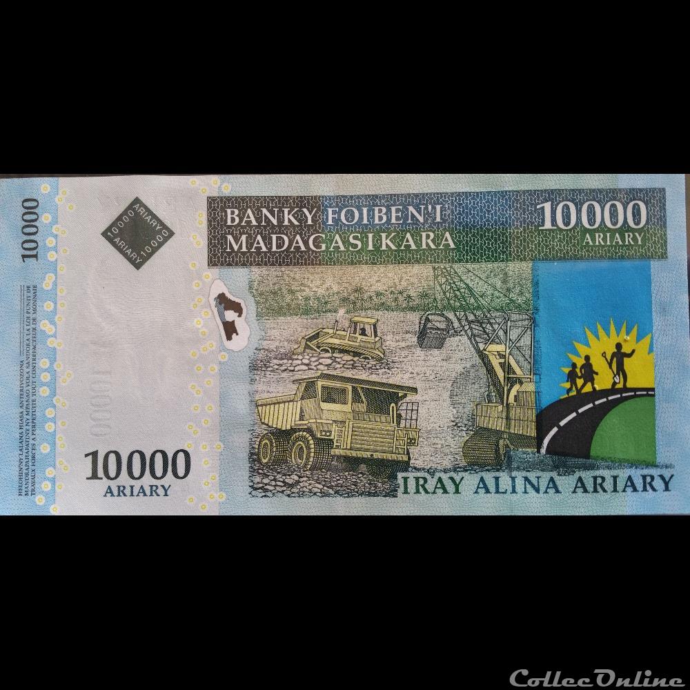 10 000 Ariary billets afrique madagascar 10 000 ariary