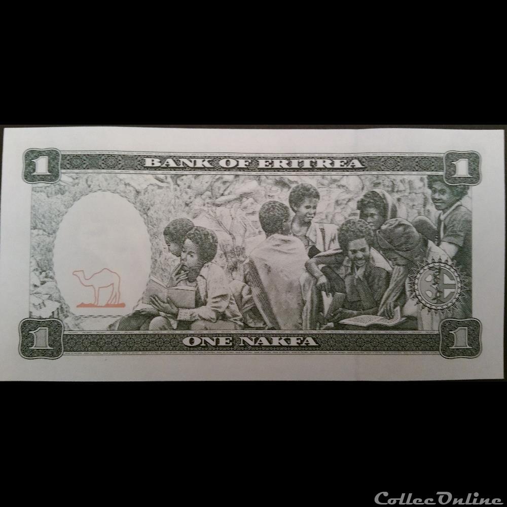 One Nakfa 24-5-1997 billets afrique erythree one nakfa 24 5 1997