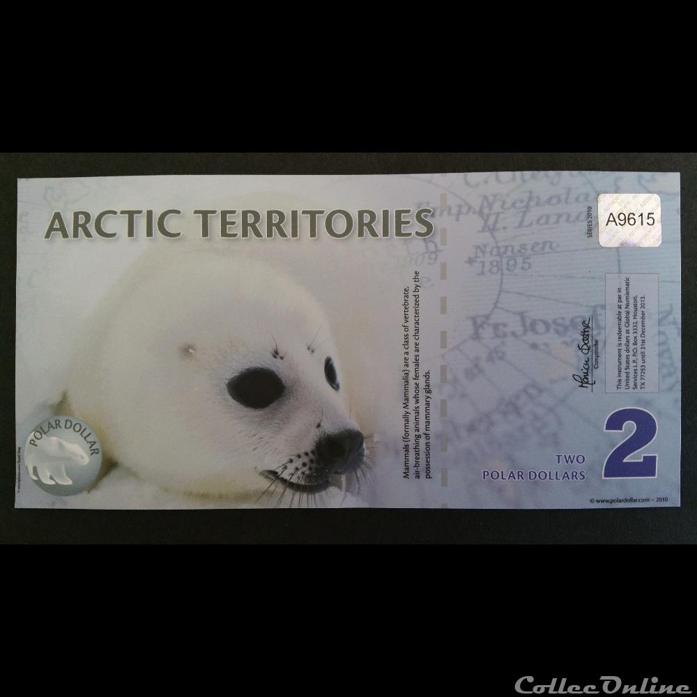 billet afrique egypte 2 dollars arctic 2010