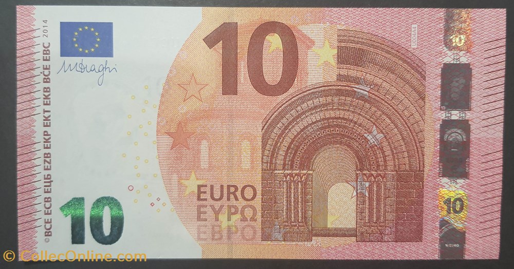 billets europe france 10 euros 2014