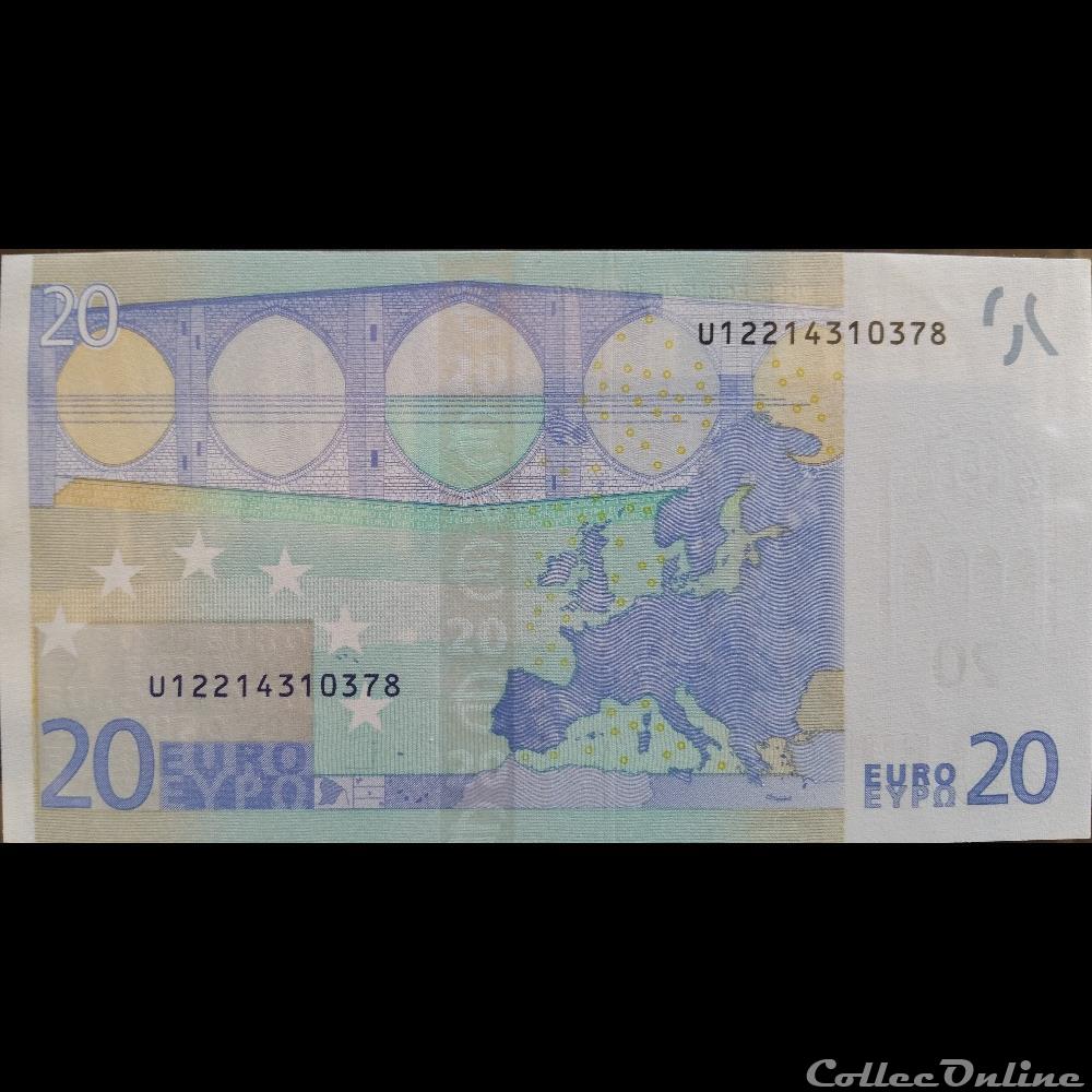 billet france tadjikistan 20 euros 2002
