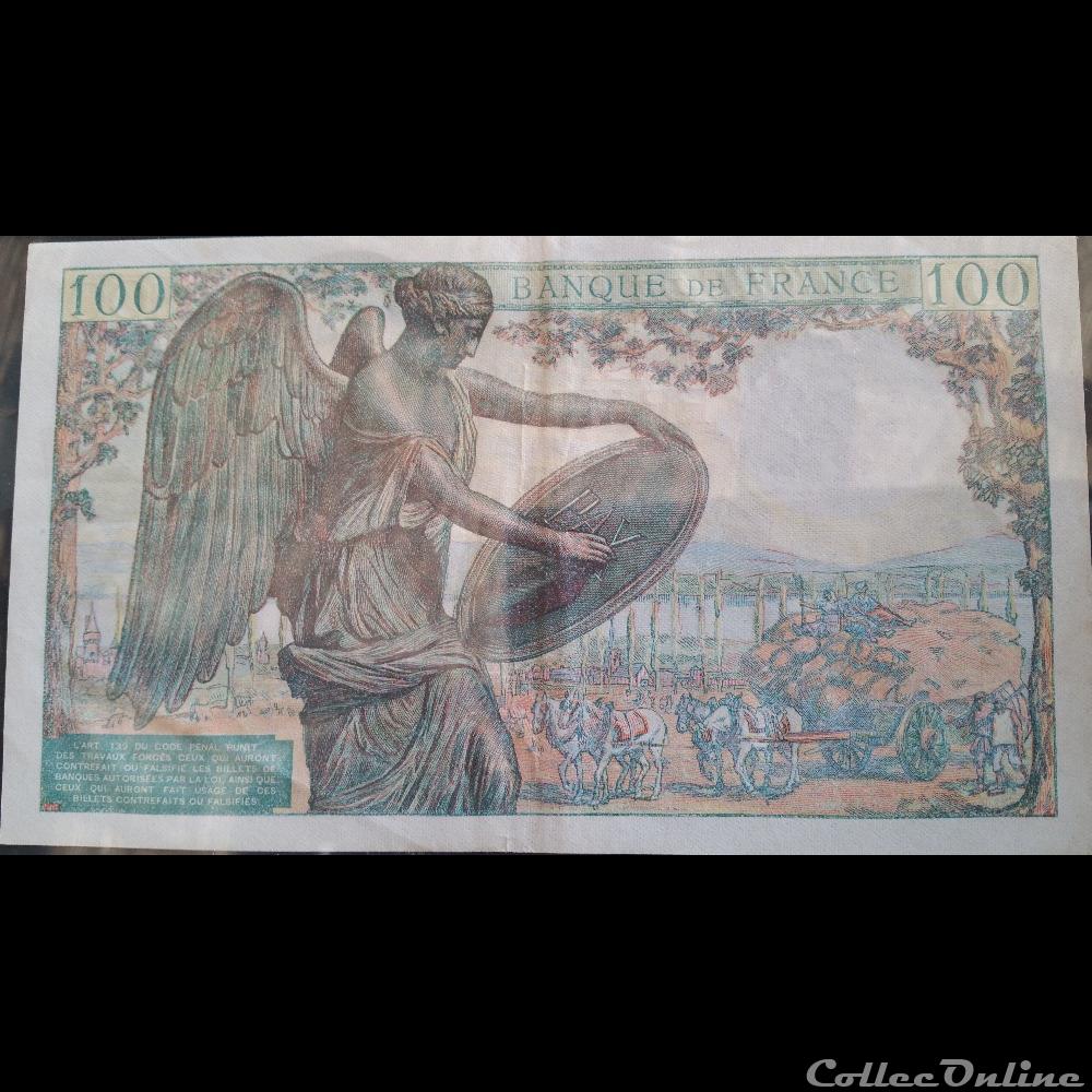 billet france japon cent francs 15 5 1942