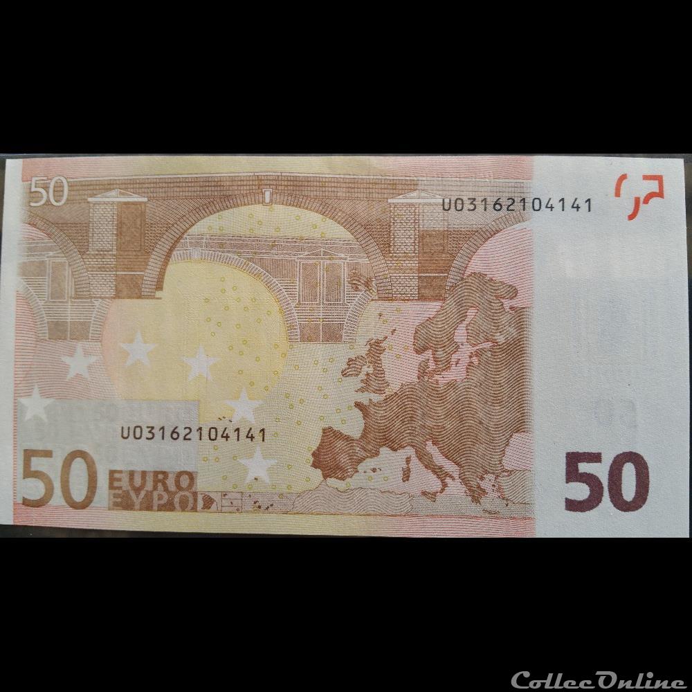 50 Euros 2002 billet france moldavie 50 euros 2002