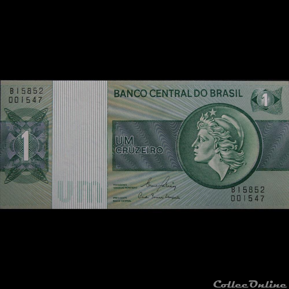 1 Cruzeiros billet amerique du sud bresil 1 cruzeiros