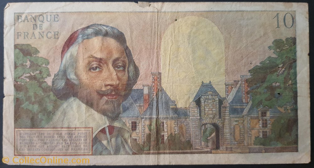 billets europe france dix nouveaux francs 4 11 1960