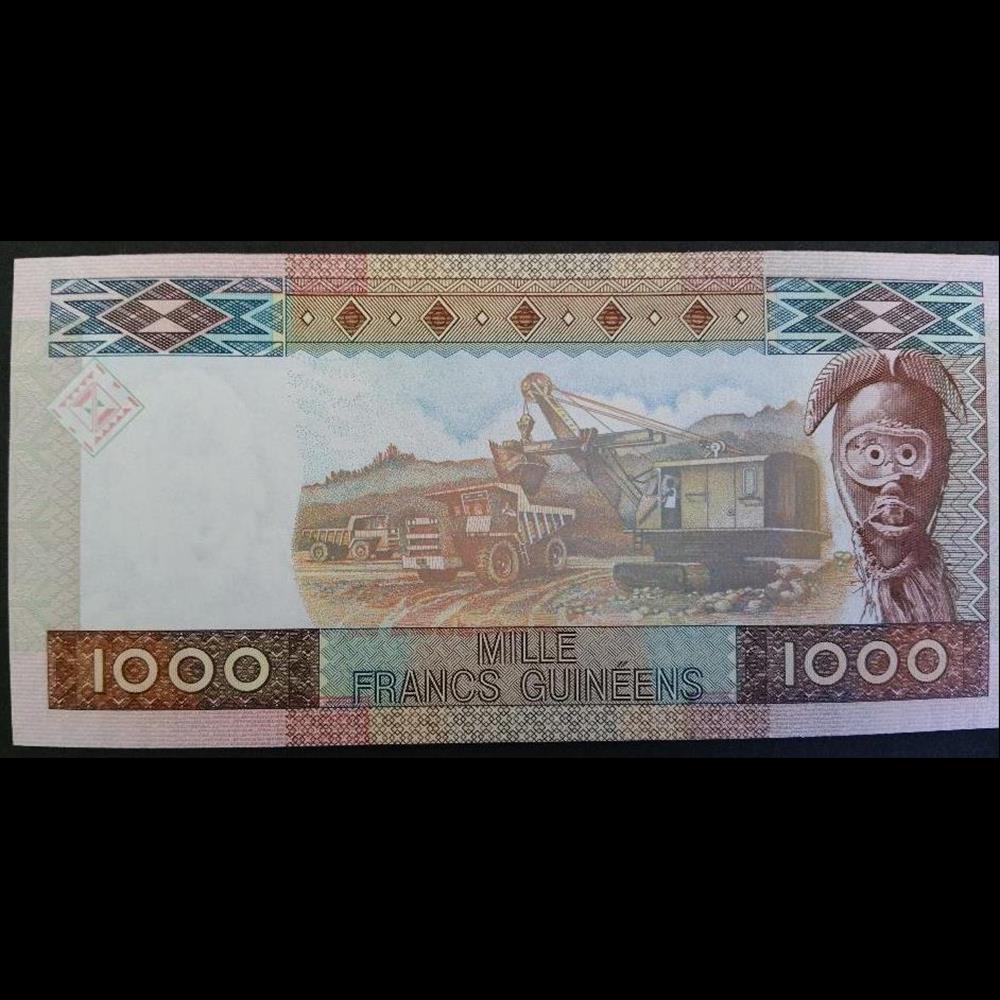 1000 Francs Guinéens 1960 billets afrique 1000 francs guineens 1960